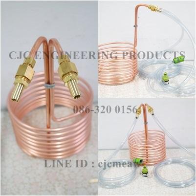 Wort chiller Homebrew อุปกรณ์ทำเบียร์